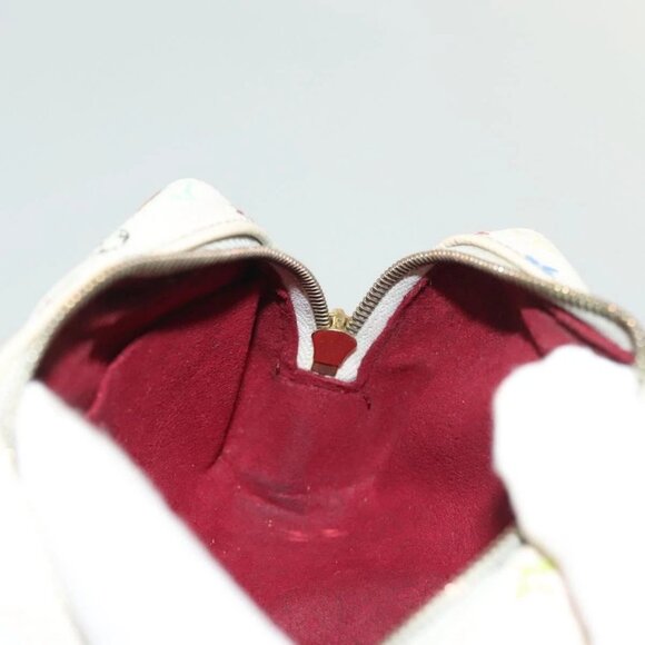 LOUIS VUITTON Monogram Multicolor Trousse Wapity Pouch White M58033 Auth 142339 - Picture 12 of 16